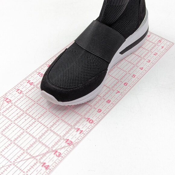 Mudd Women Georgina Knit Sock platform Black sneakers sz 8.5 - Picture 7 of 10